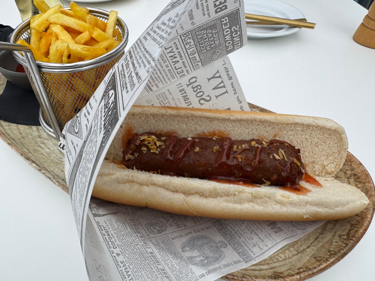 Dreams Madeira Hyatt All Inclusive Desire Sports Bar hot dog