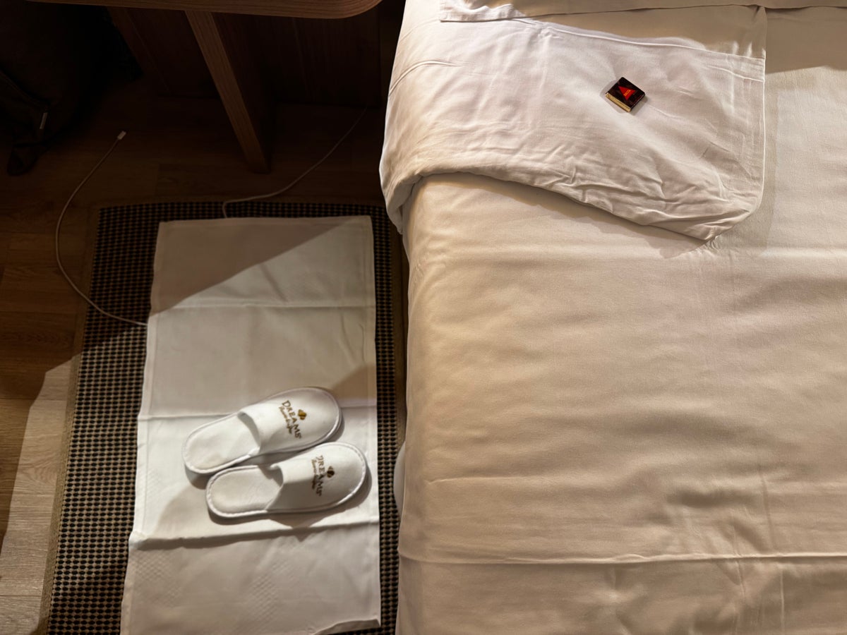Dreams Madeira Hyatt All Inclusive bedroom turndown
