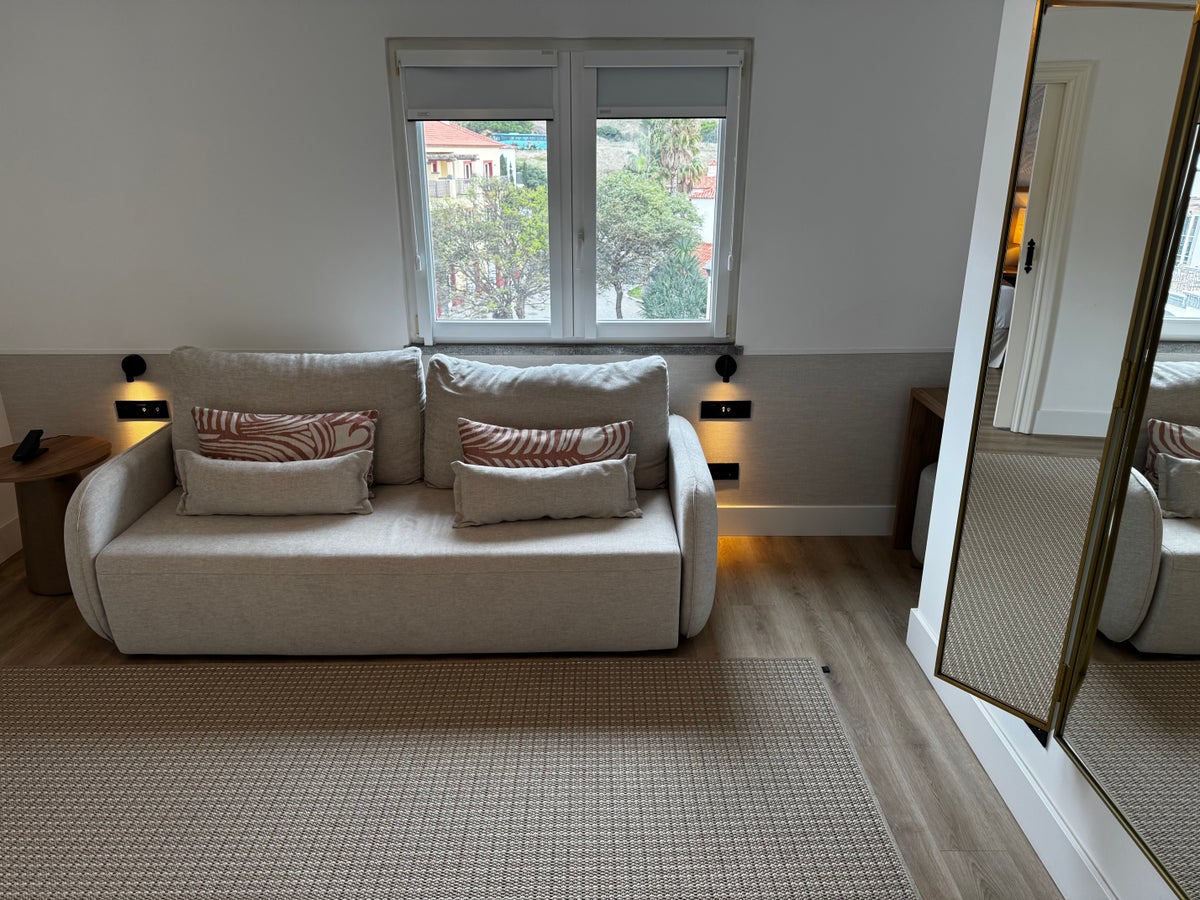 Dreams Madeira Hyatt All Inclusive sitting room sofa