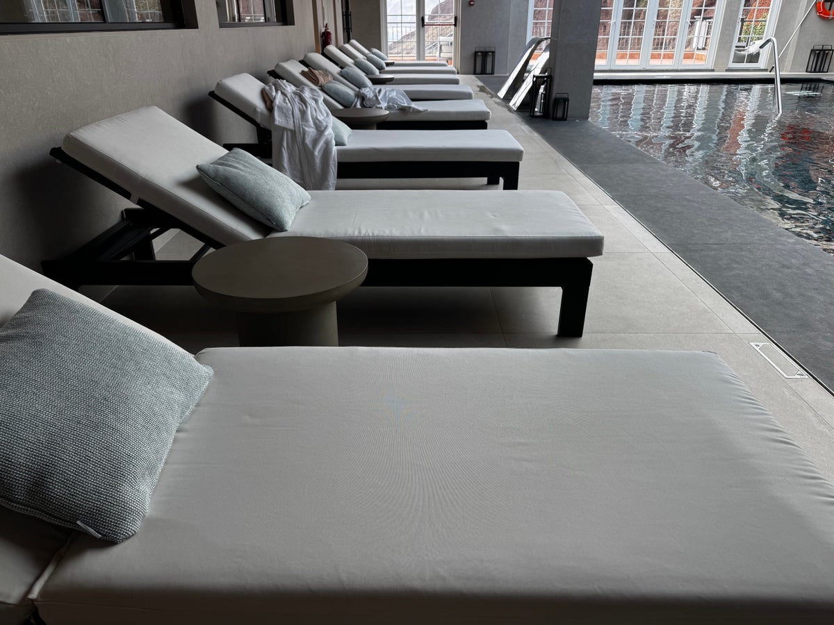 Dreams Madeira Hyatt All Inclusive spa loungers