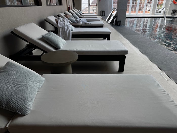 Dreams Madeira Hyatt All Inclusive spa loungers