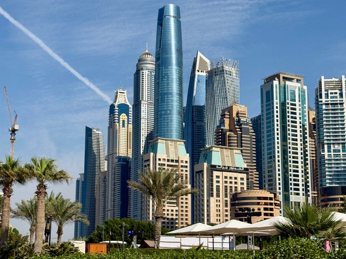 Dubai Jumeirah Beach Skyline