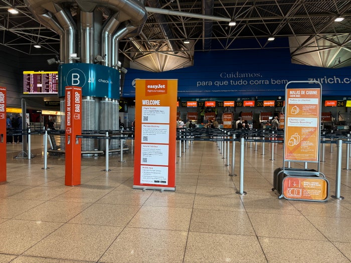 EasyJet check in Lisboa LIS