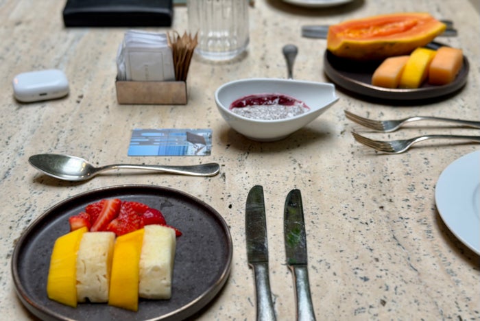 Emiliano Rio breakfast fruit Emiliano Rio breakfast fruit