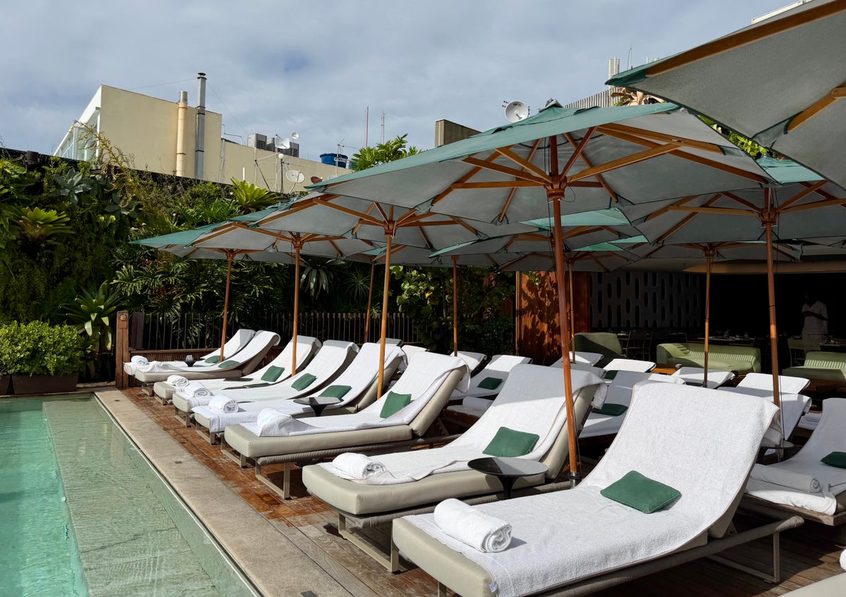 Emiliano Rio rooftop pool front row