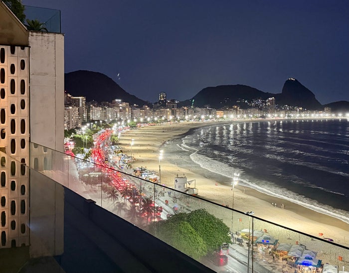 Emiliano Rio rooftop pool view at night Emiliano Rio rooftop pool view at night