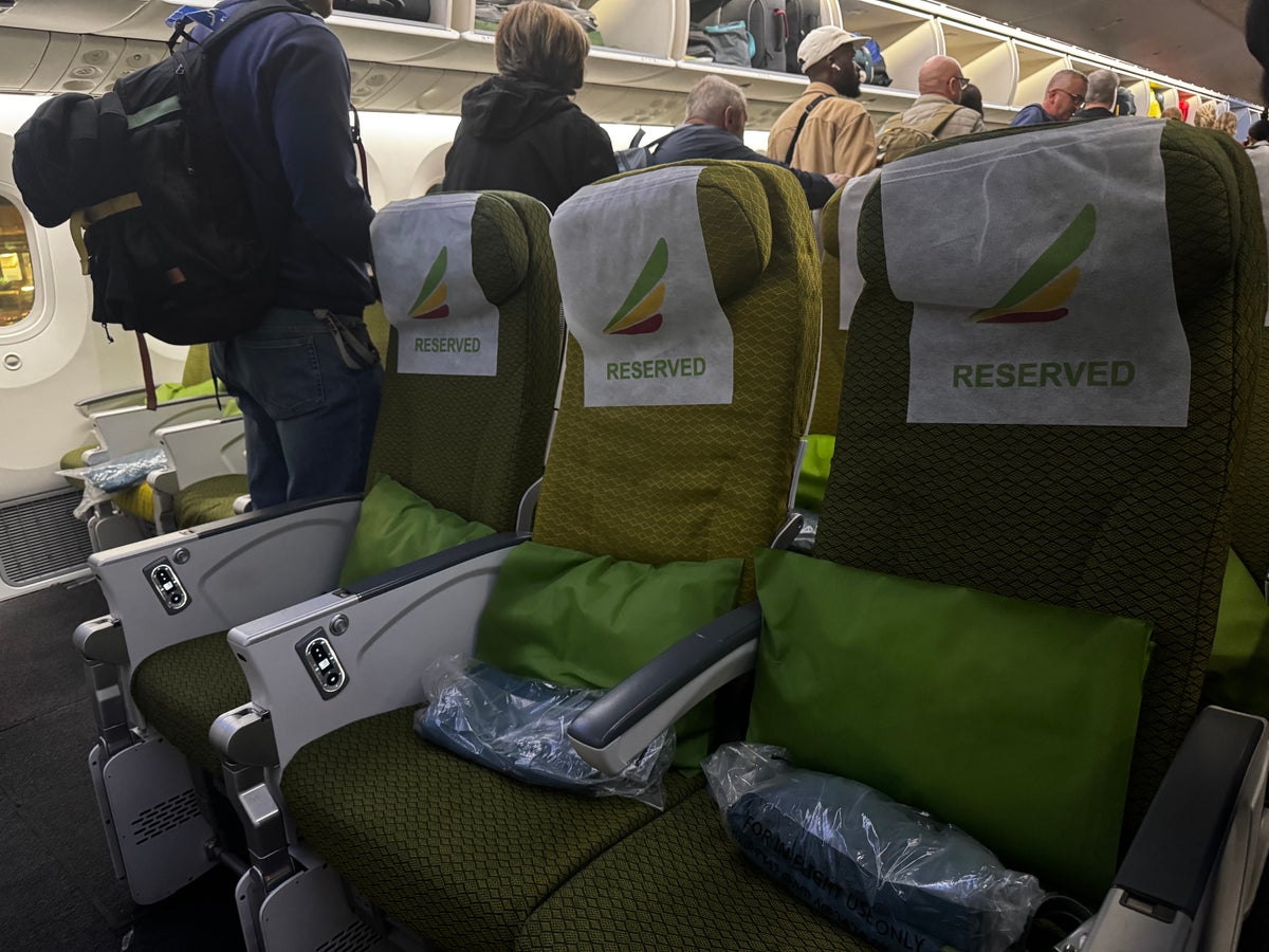 Ethiopian Airlines Boeing 787 9 FCO ADD extra legroom