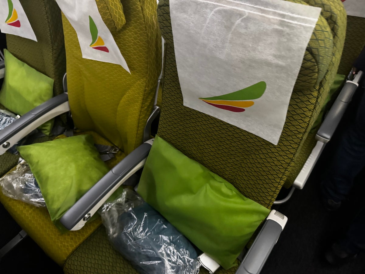 Ethiopian Airlines Boeing 787 9 FCO ADD seat