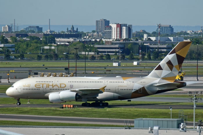 Etihad A380 Toronto YYZ