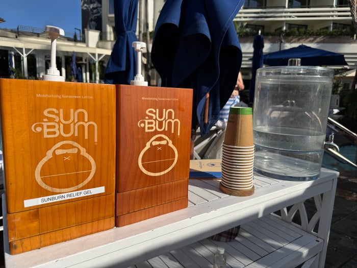 Fairmont Miramar sunscreen