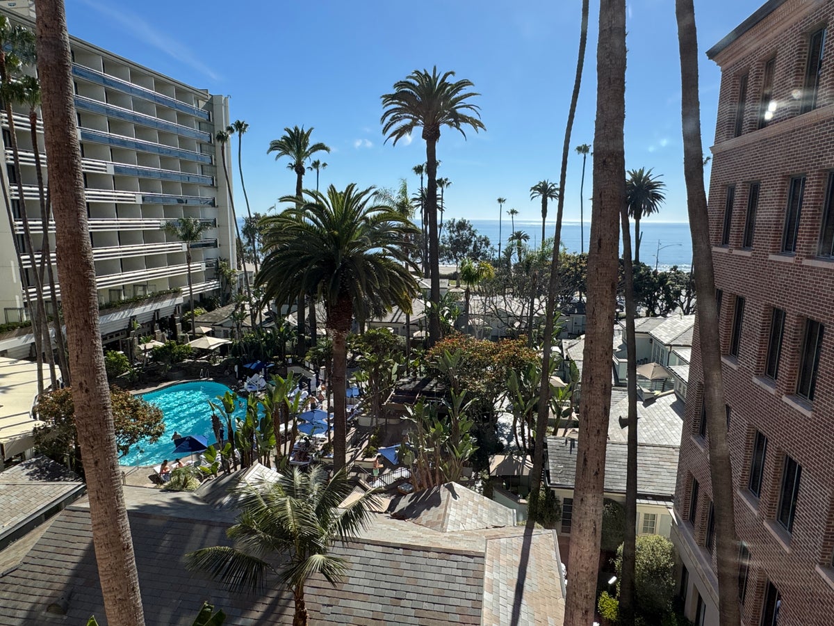 Fairmont Miramar pool buildings