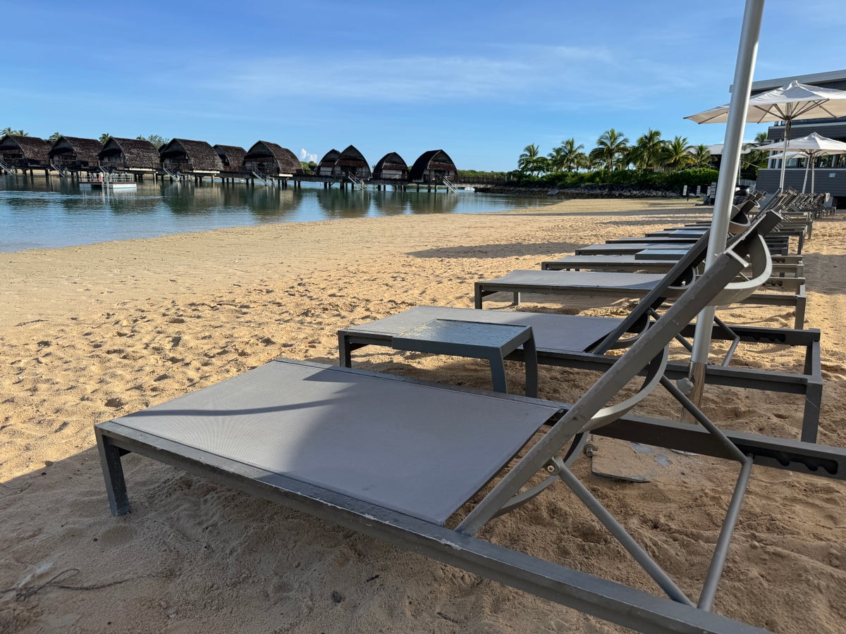 Fiji Marriott Resort Momi Bay beach chairs