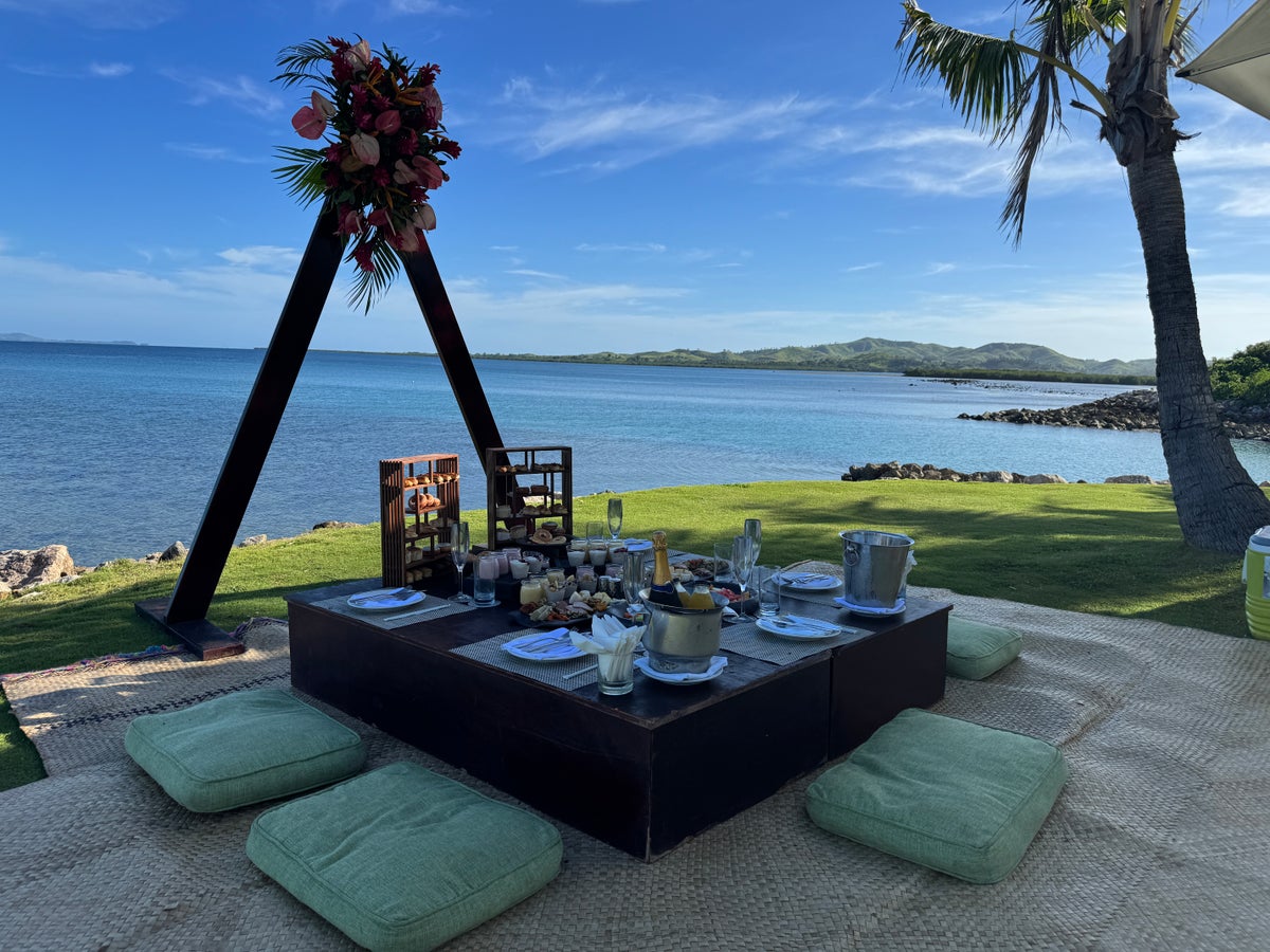 Fiji Marriott Resort Momi Bay private breakfast