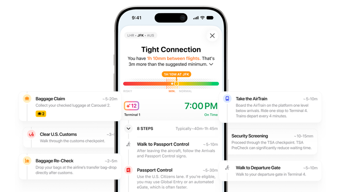 Flighty Connection Details