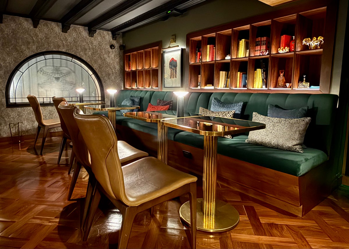 Four Seasons Casa Medina Bogota Boulevardier speakeasy seating