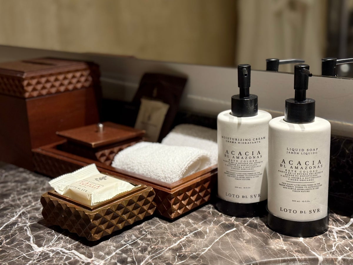 Four Seasons Casa Medina Bogota bathroom amenities