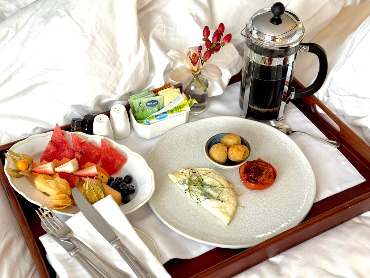 Four Seasons Casa Medina Bogota breakfast in bed