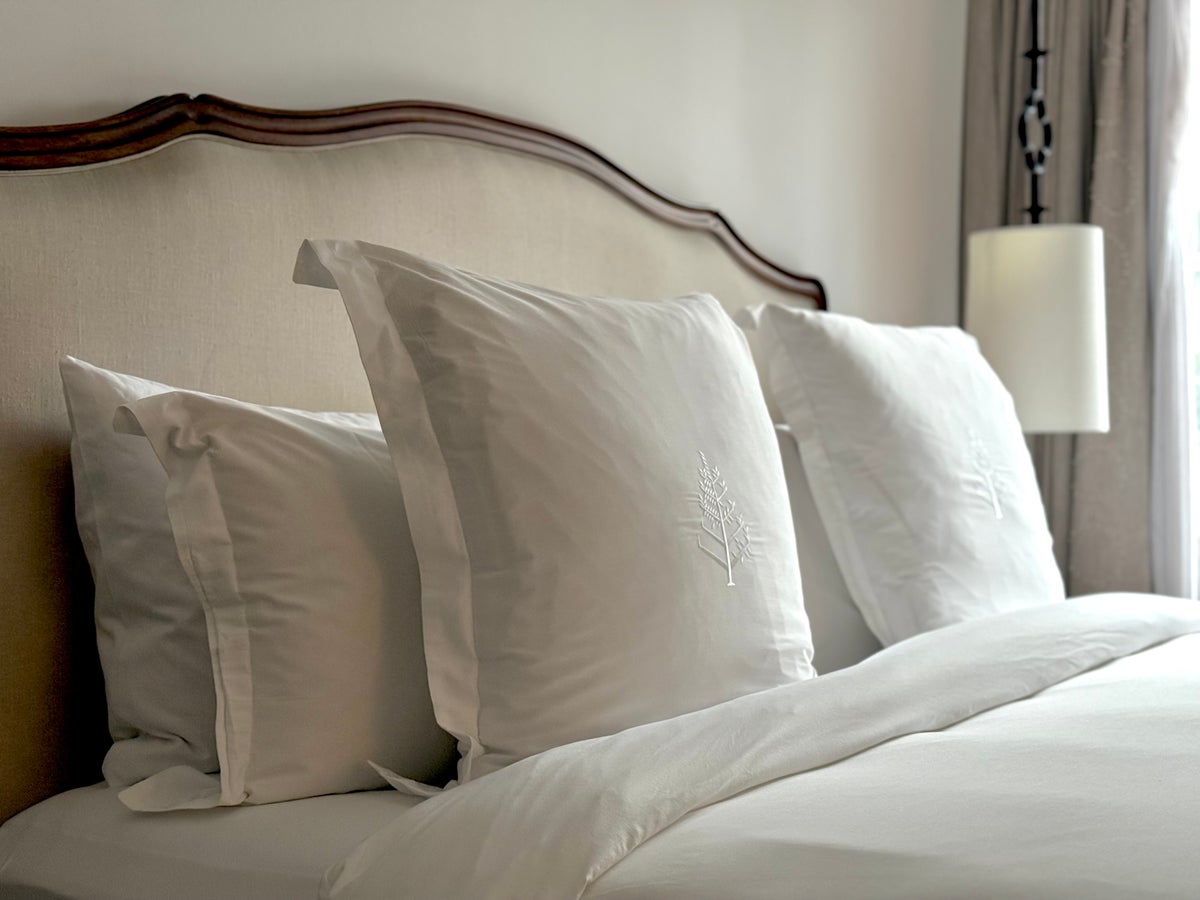 Four Seasons Casa Medina Bogota room pillow close up