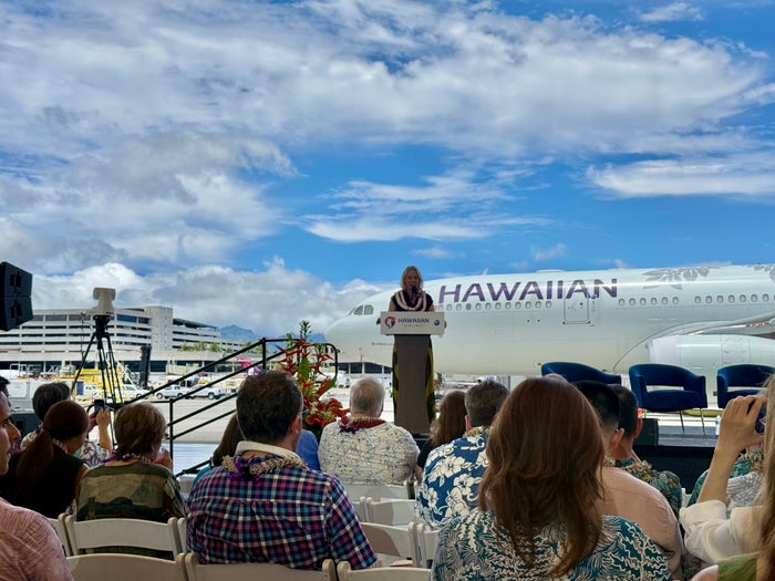 Hawaiian Airlines HNL Event CEO Speaking Hawaiian Airlines HNL Event CEO Speaking