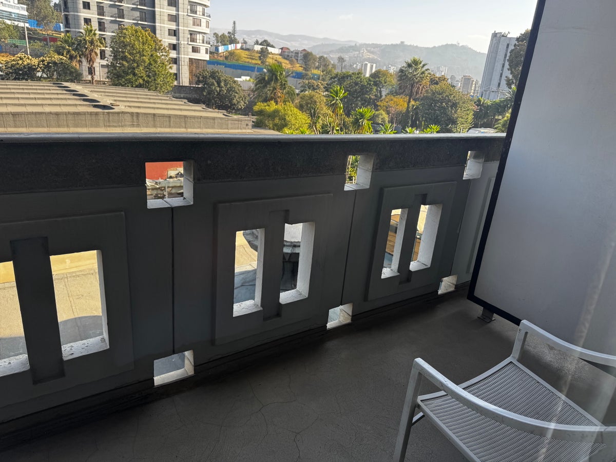 Hilton Addis Ababa bedroom balcony
