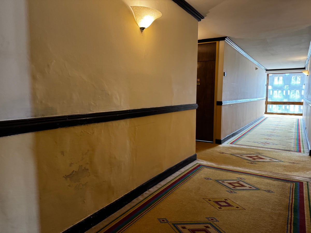 Hilton Addis Ababa hallway damage