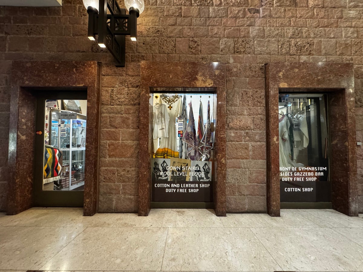 Hilton Addis Ababa lobby shop