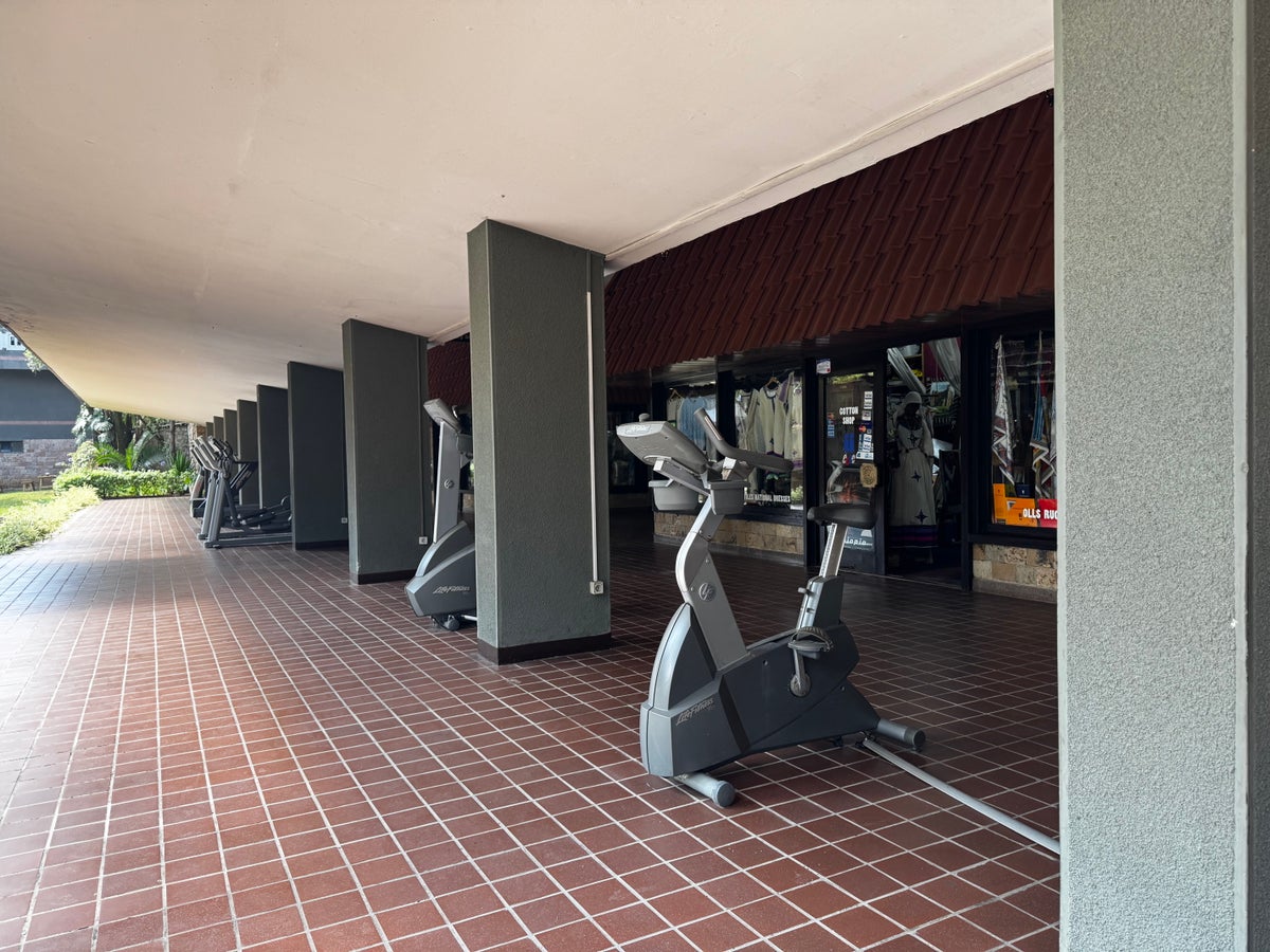 Hilton Addis Ababa outdoor gym equipment