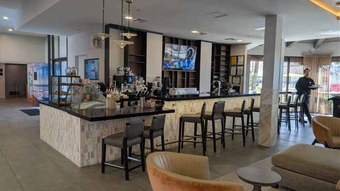 Hilton Galveston Island Resort dining coffee bar