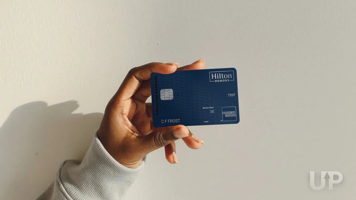 Hilton Honors Aspire Hand Card Upgraded Points LLC