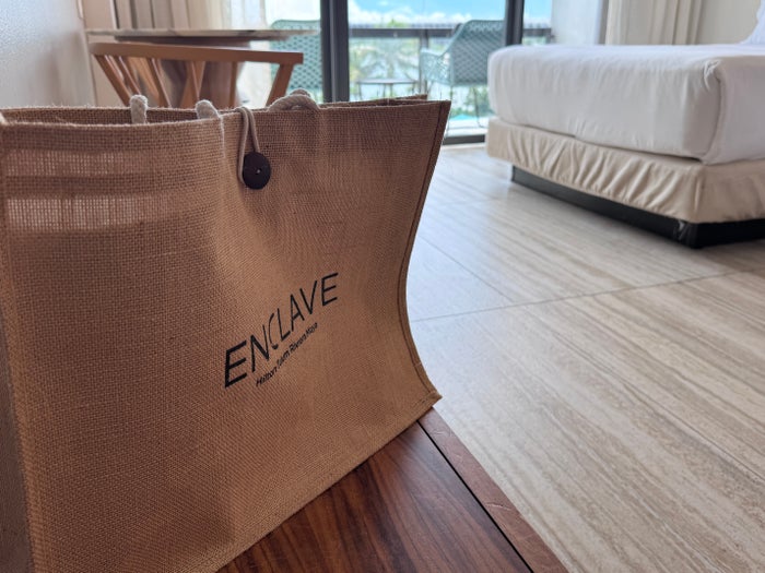 Hilton Tulum 2 queen amenity bag