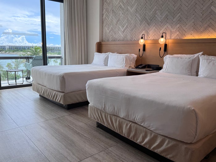 Hilton Tulum 2 queen beds view