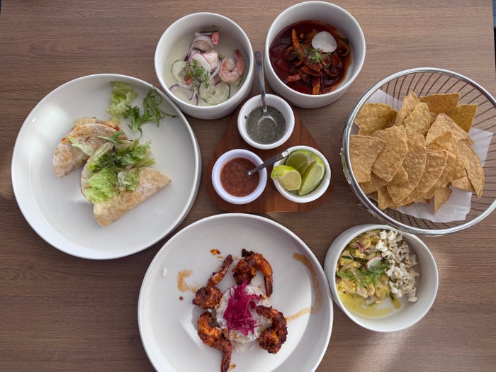 Hilton Tulum Seasalt lunch