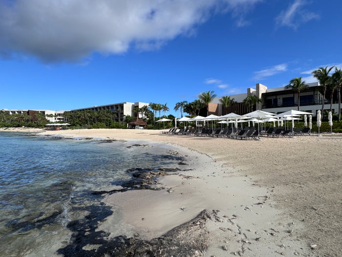 Hilton Tulum beach seating