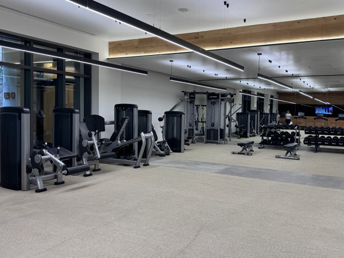 Hilton Tulum gym weights