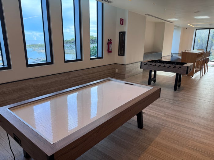 Hilton Tulum teens club game tables