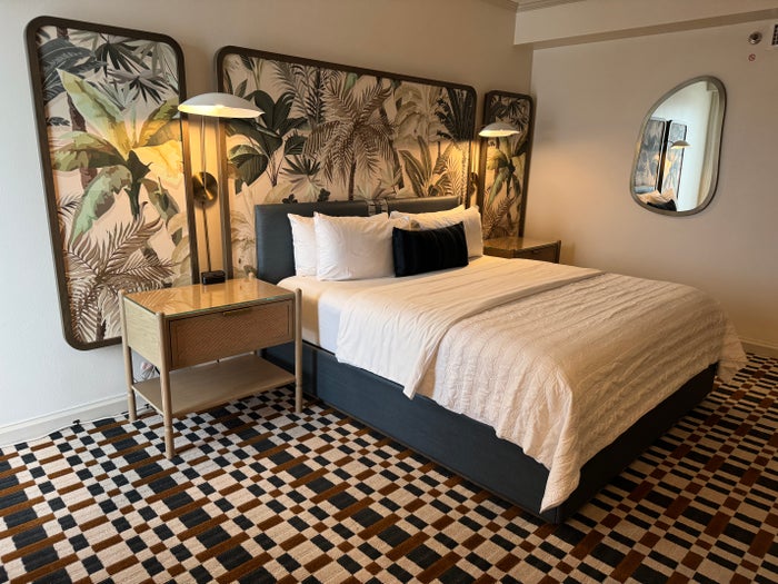 Hyatt Centric Delfina Santa Monica bed from window