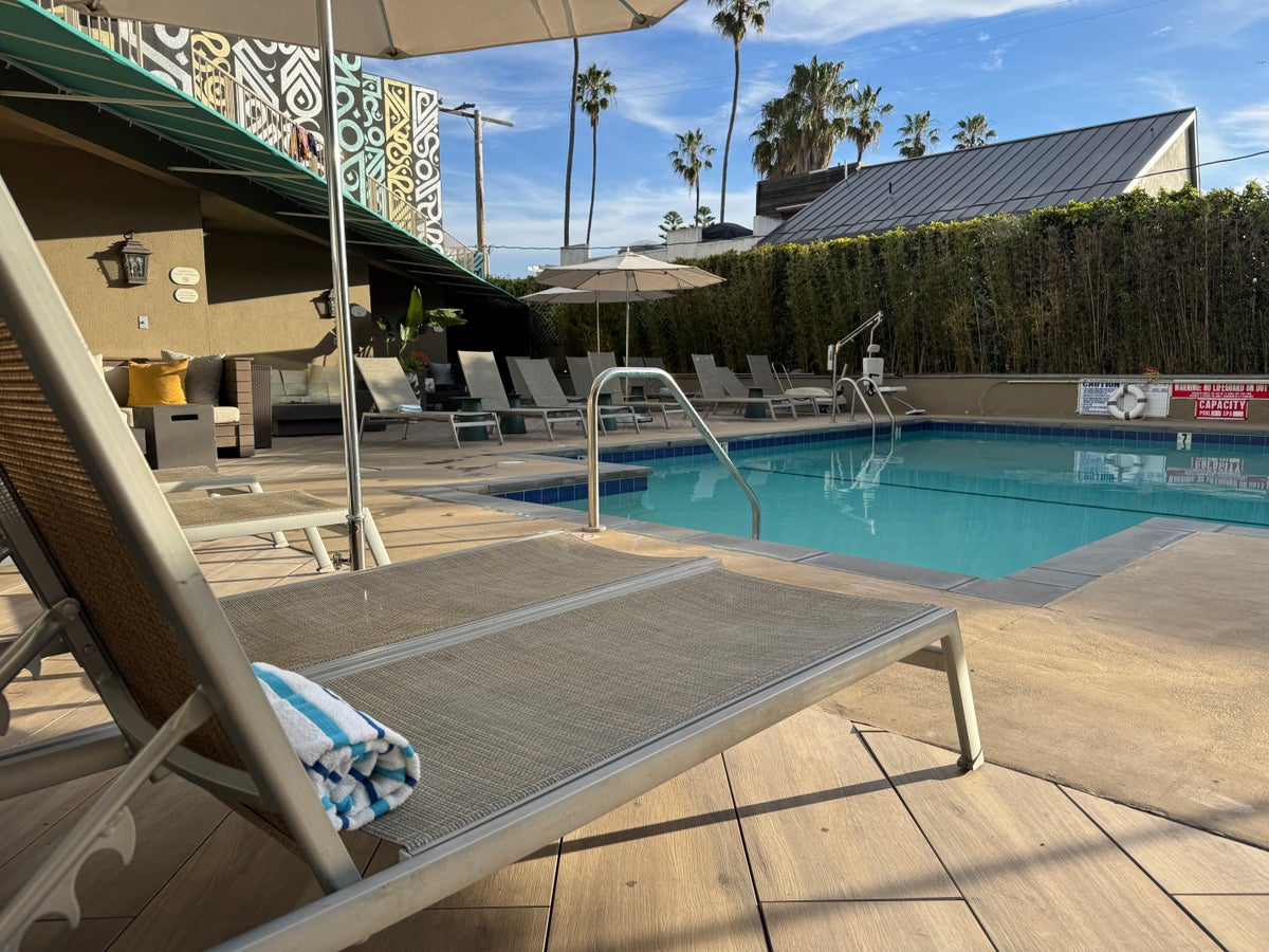 Hyatt Centric Delfina Santa Monica pool lounger