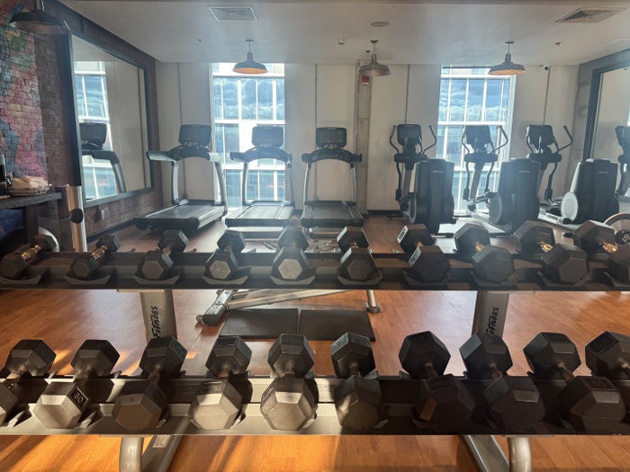 Hyatt Centric Guatemala Fitness Center Weights
