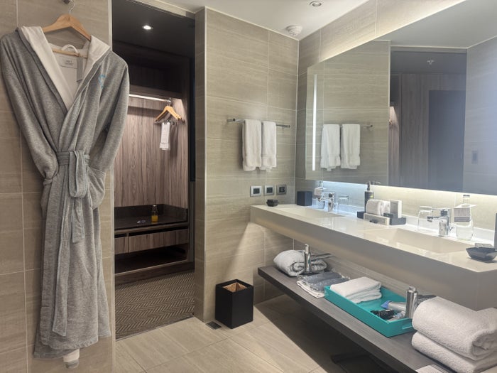 Hyatt Centric San Isidro Lima Bathroom Vanity and Robe