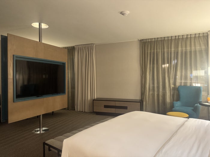 Hyatt Centric San Isidro Lima Bedroom TV Wall