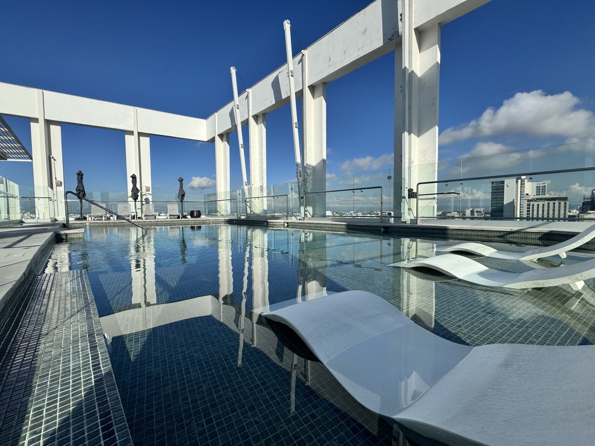 Hyatt Centric Santo Domingo Rooftop Pool Loungers