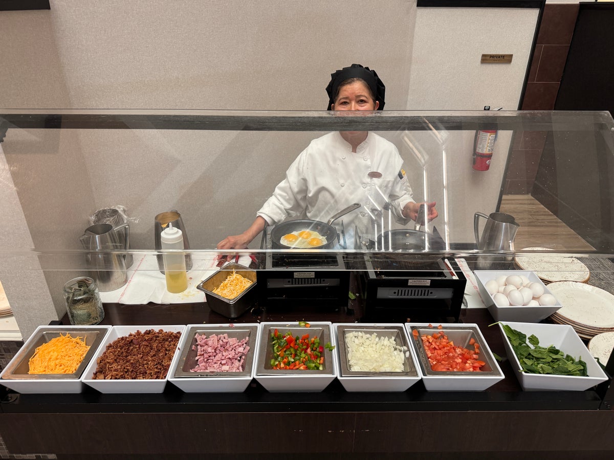 Hyatt Regency Austin Cypress Grove breakfast egg station