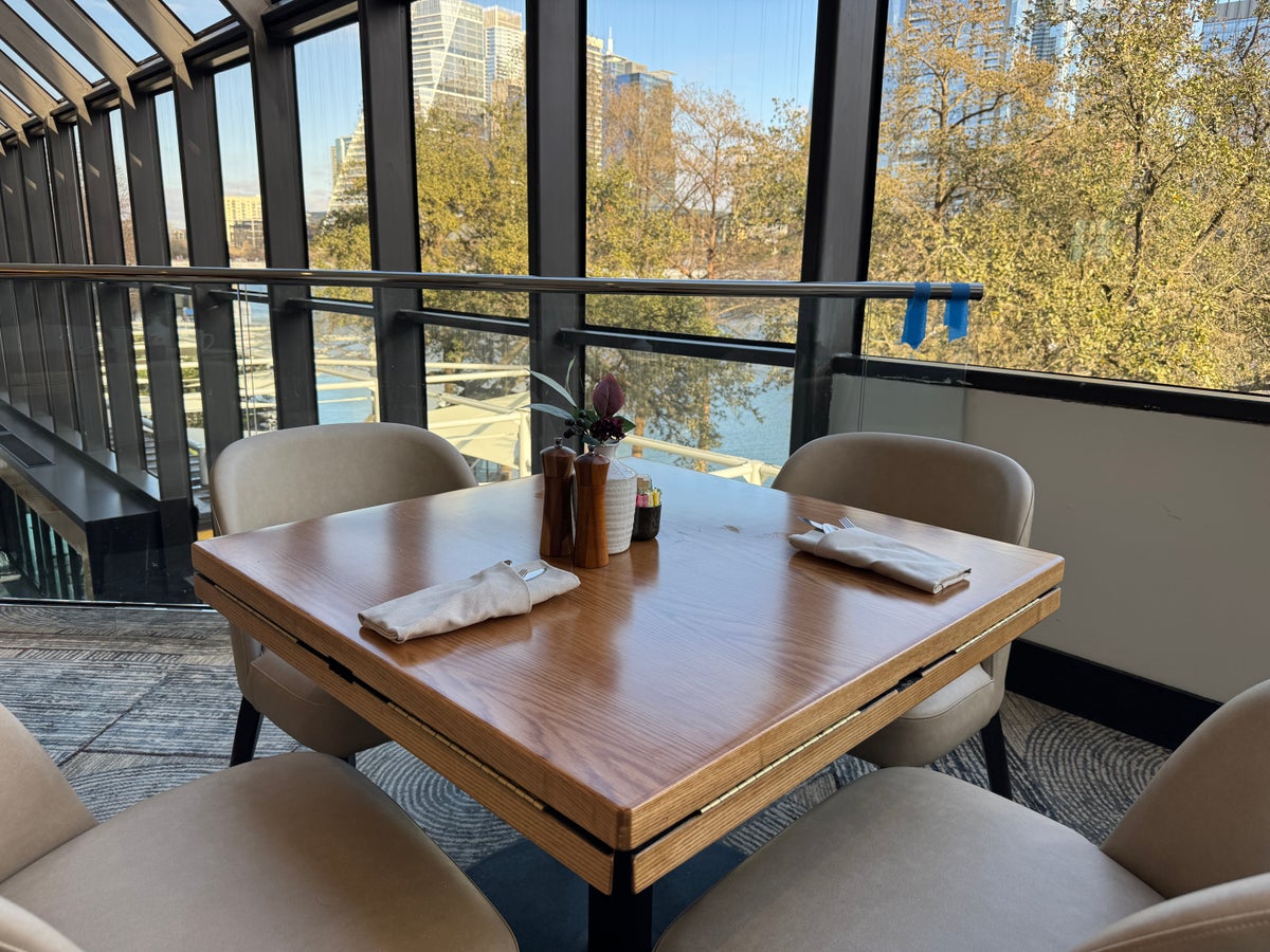 Hyatt Regency Austin Cypress Grove breakfast view