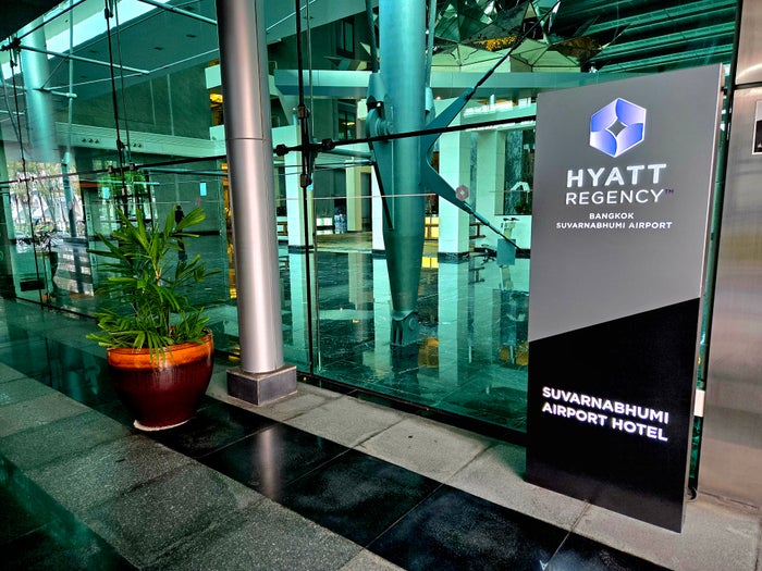 Hyatt Regency BKK Airport Entrance Hyatt Regency BKK Airport Entrance