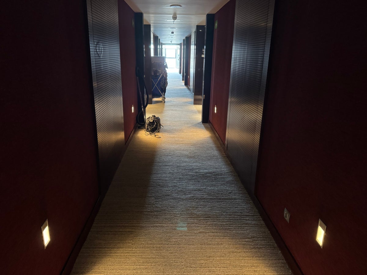 Hyatt Regency Barcelona Tower hallway
