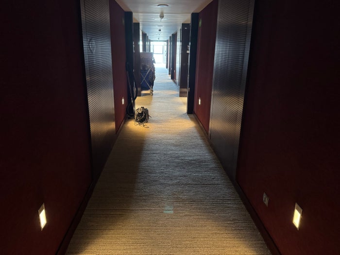 Hyatt Regency Barcelona Tower hallway