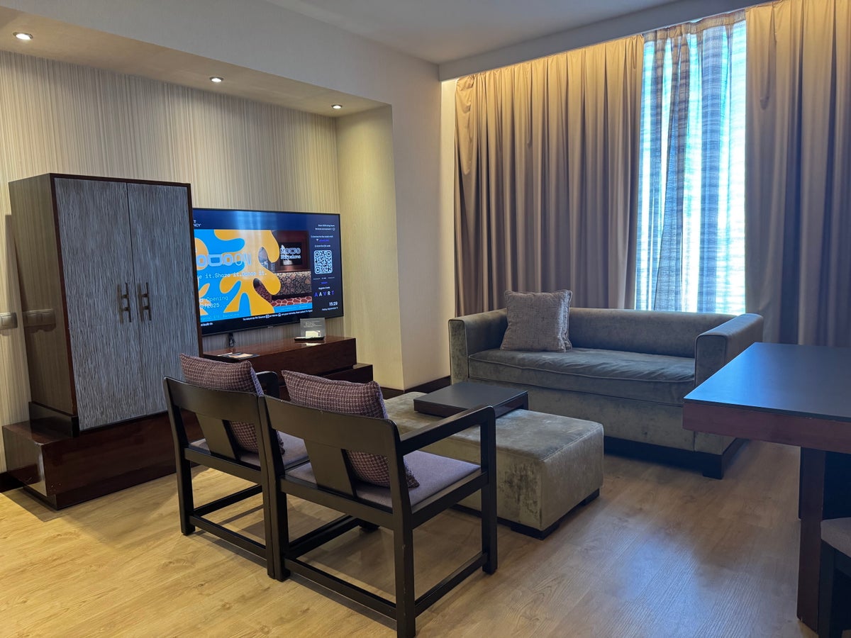 Hyatt Regency Barcelona Tower living room