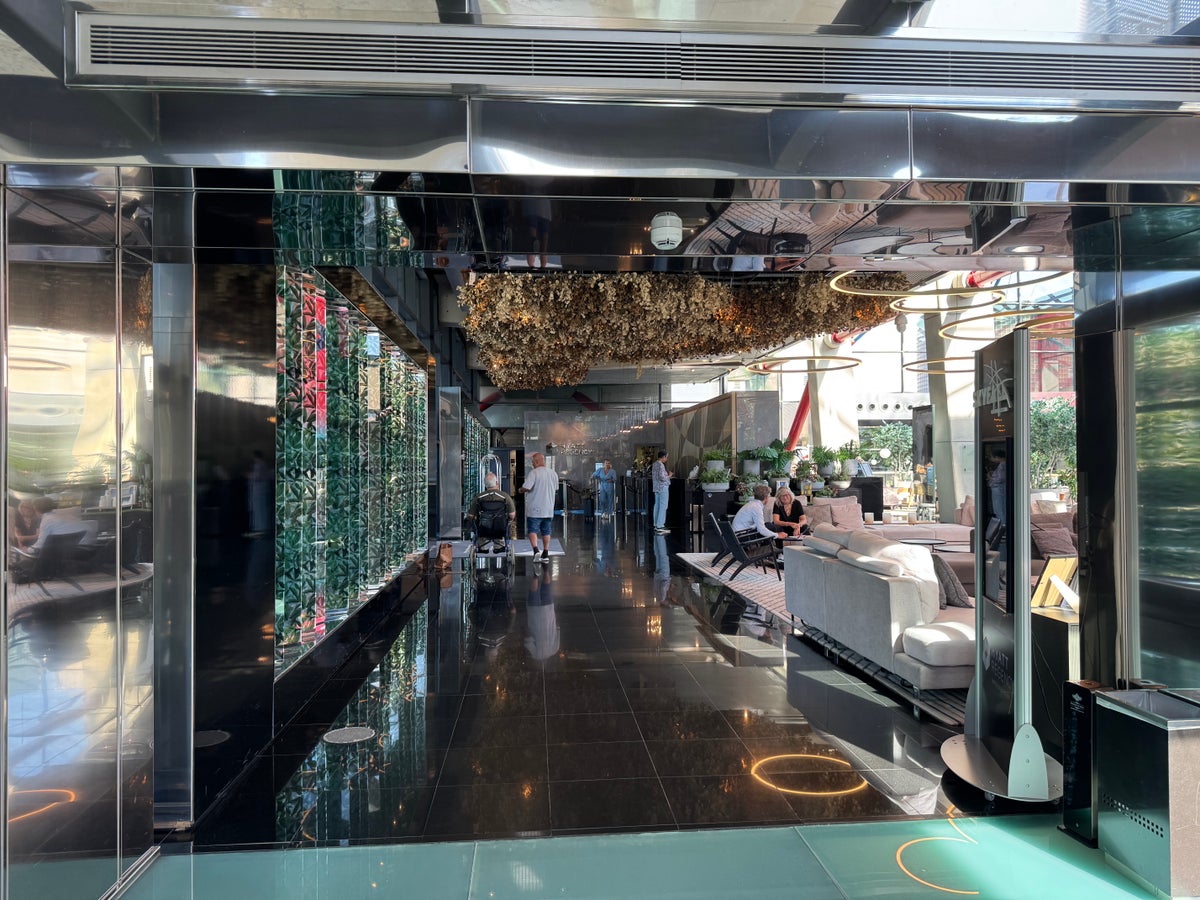 Hyatt Regency Barcelona Tower lobby entrance