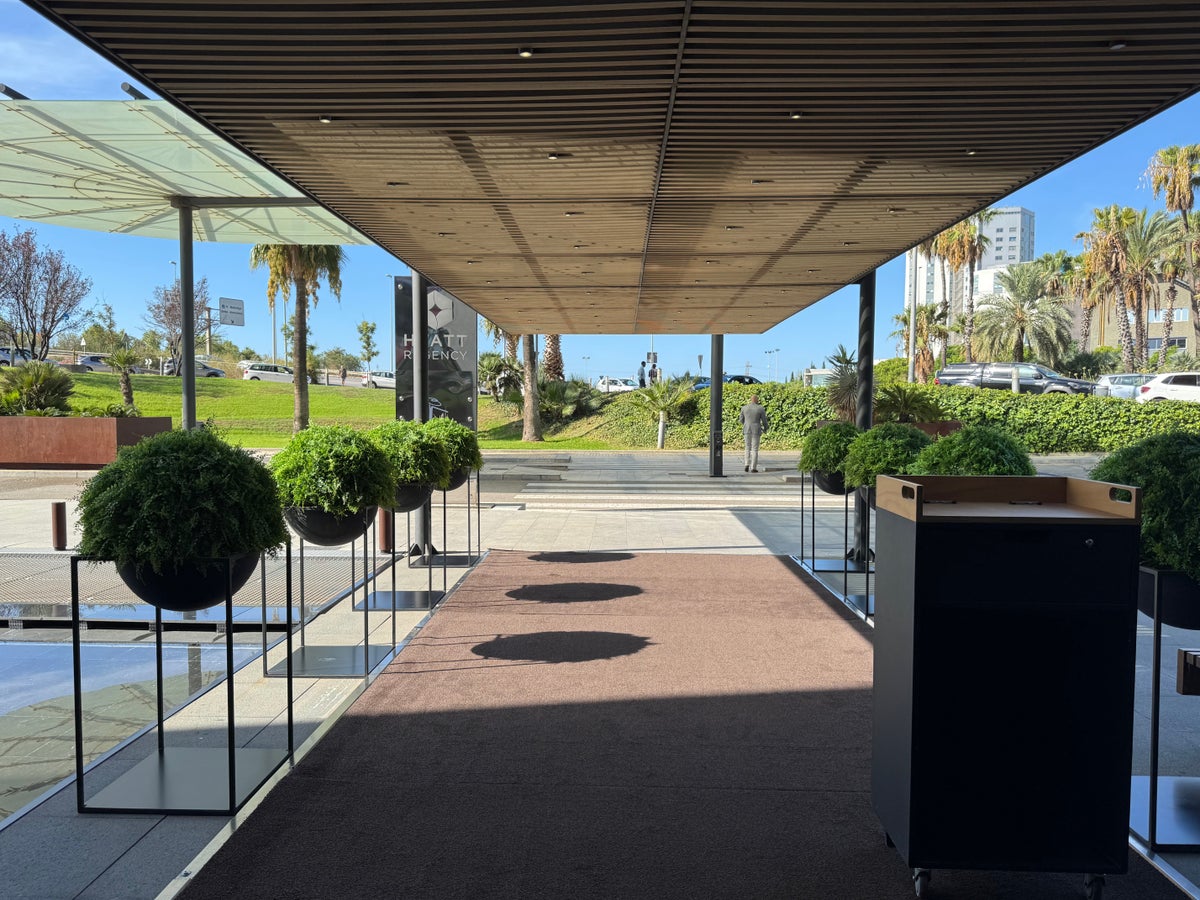 Hyatt Regency Barcelona Tower view out door