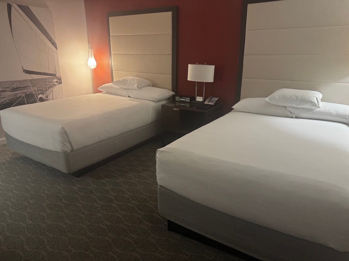 Hyatt Regency Boston Harbor bedroom reverse view